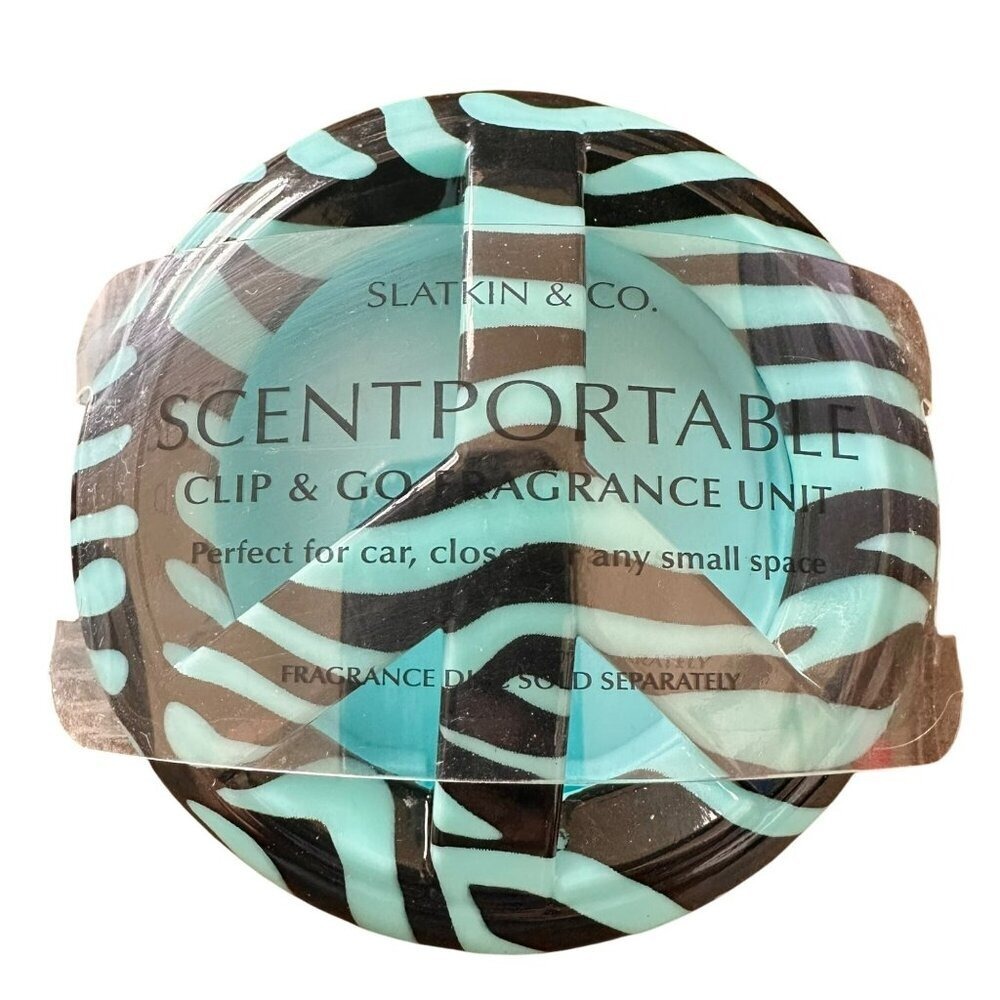 Bath & Body Works Scentportable‎ Visor Clip Blue Black Safari Peace